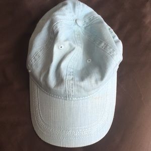 Cute baby blue adjustable, denim cap